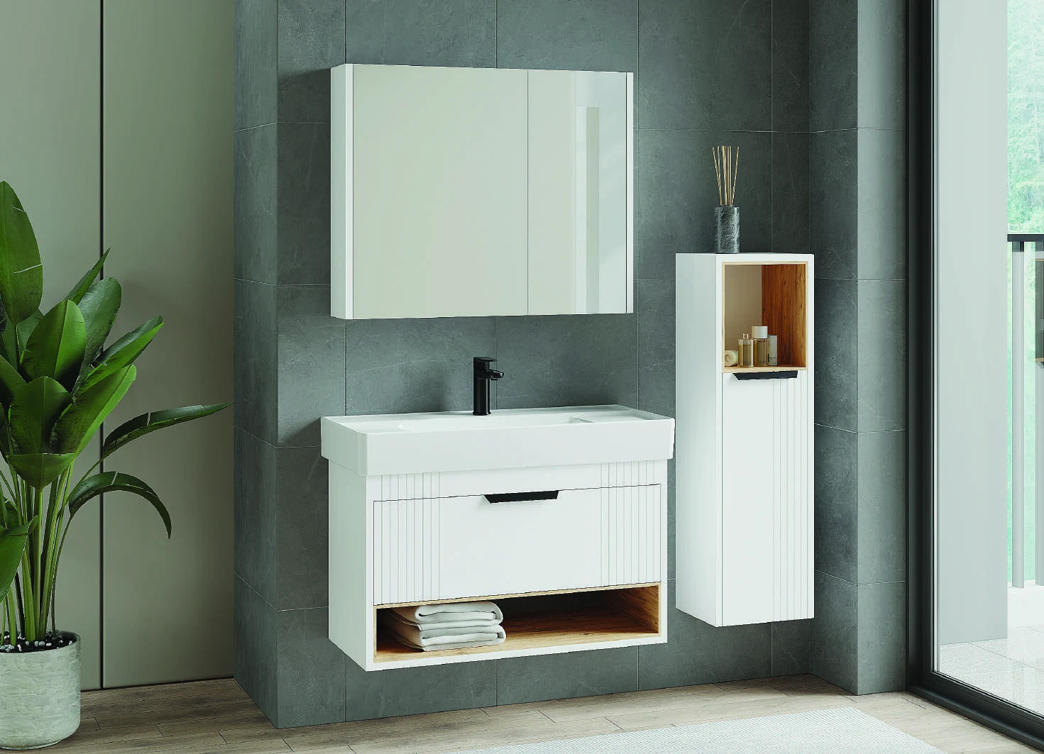 Denko Berlin banyo dolabı
