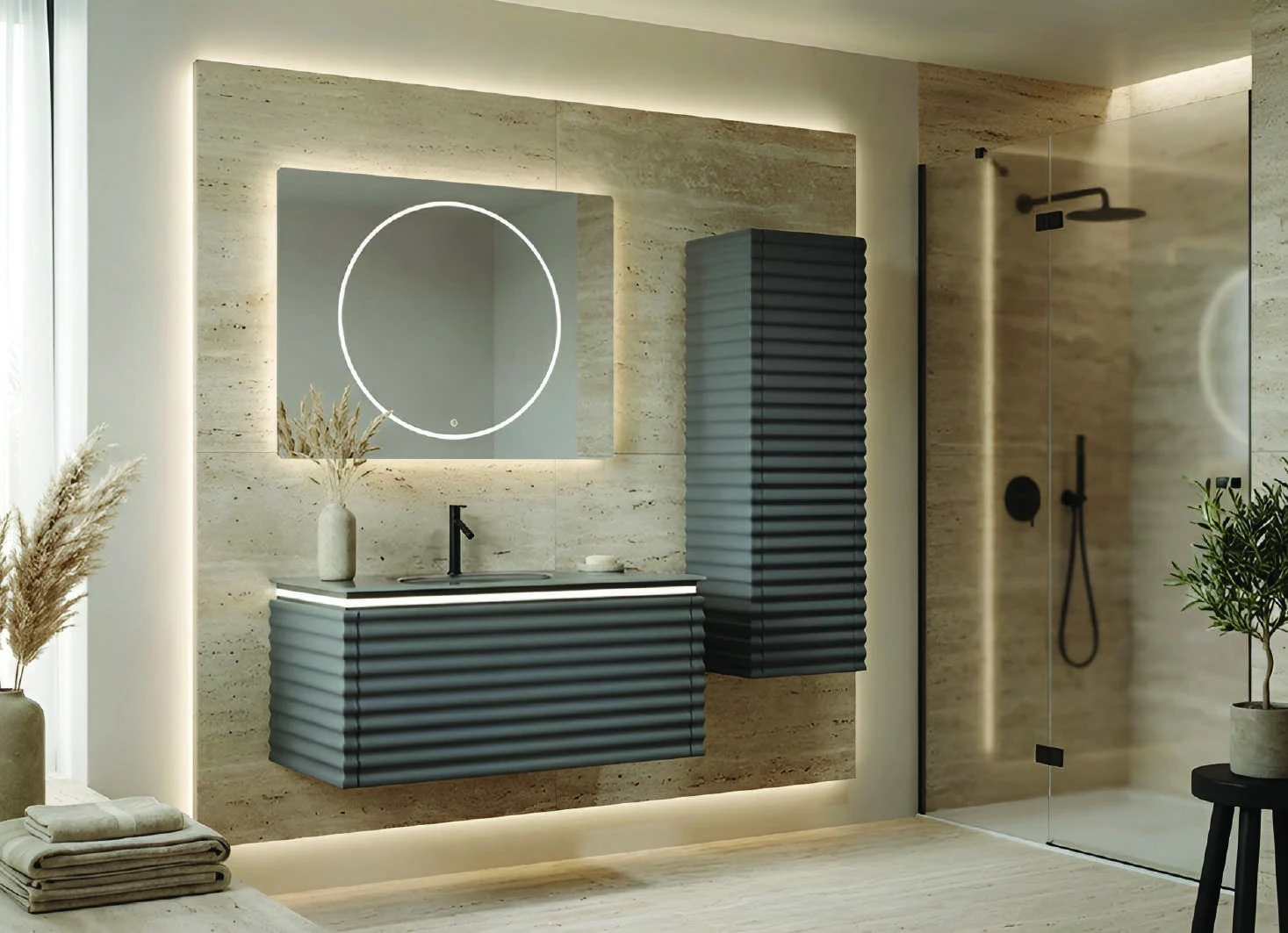 Denko Groove banyo dolabı