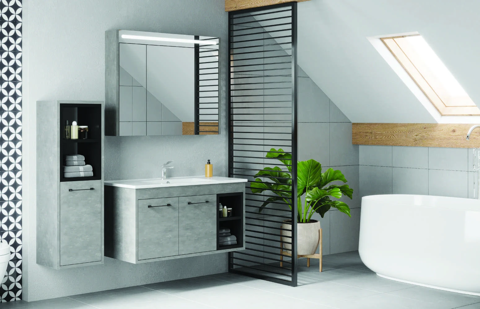 Denko Latte banyo dolabı