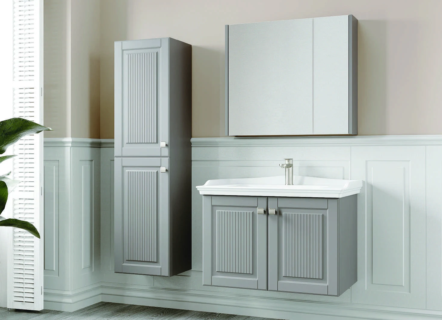 Denko Madrid banyo dolabı
